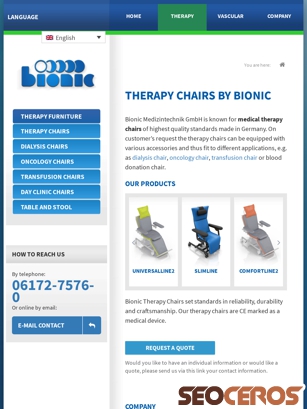 therapychair.com tablet anteprima