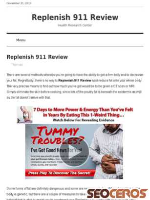 thereplenish911review.com tablet anteprima