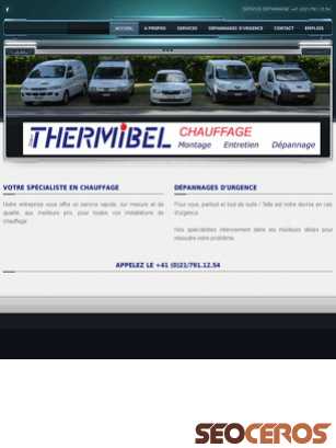 thermibel.ch tablet Vista previa