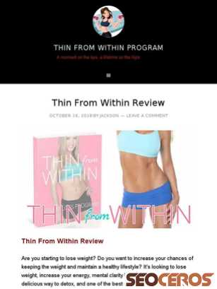 thethinfromwithindietreview.com tablet anteprima