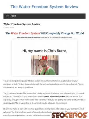 thewaterfreedomsystemreview.com tablet anteprima