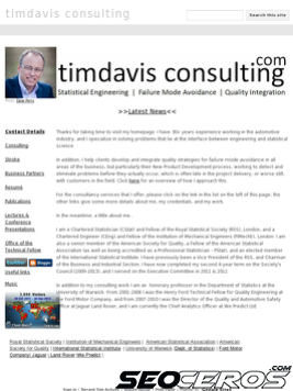 timdavis.co.uk tablet Vista previa