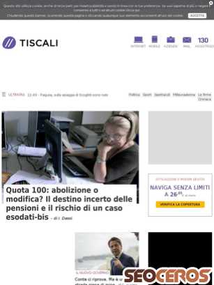 tiscali.it tablet preview