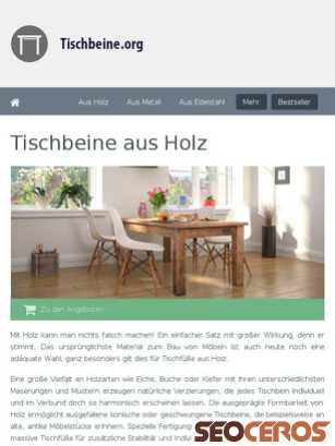 tischbeine.org/tischbeine-holz tablet Vista previa
