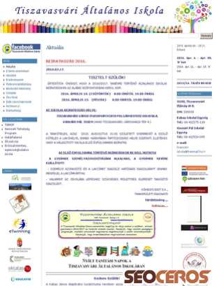 tiszavasvari-iskola.hu tablet Vista previa