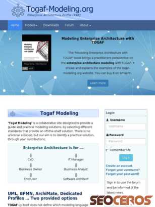 togaf-modeling.org tablet náhled obrázku