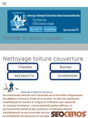 toiture91.fr/demoussage-hydrofugation tablet Vista previa
