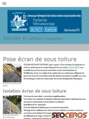 toiture91.fr/ecran-de-sous-toiture tablet vista previa