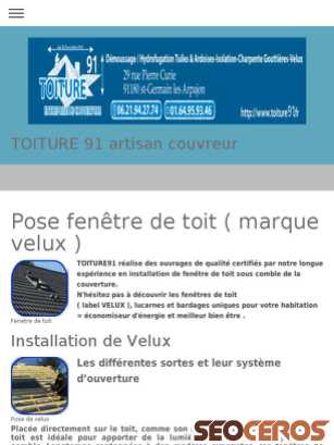 toiture91.fr/fenetre-de-toit-velux tablet preview