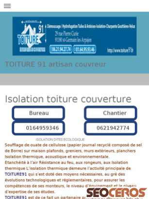 toiture91.fr/isolation tablet vista previa