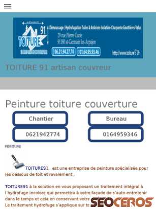 toiture91.fr/peinture-bardage tablet förhandsvisning