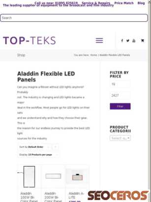 topteks.com/brand/aladdin tablet 미리보기