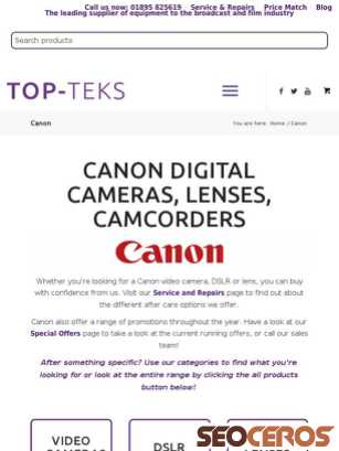 topteks.com/canon tablet előnézeti kép