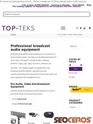 topteks.com/product-category/audio tablet preview