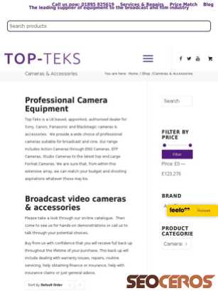 topteks.com/product-category/cameras tablet előnézeti kép
