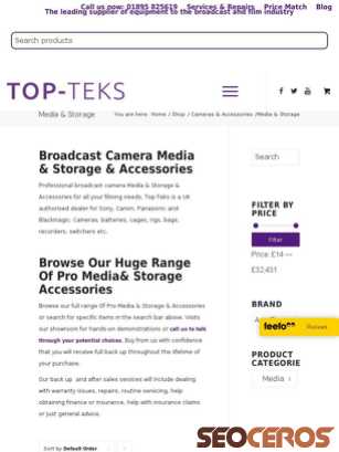 topteks.com/product-category/cameras/media-and-storage tablet 미리보기