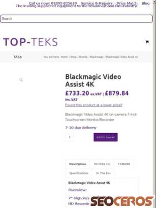 topteks.com/shop/brands/blackmagic-video-assist-4k tablet förhandsvisning