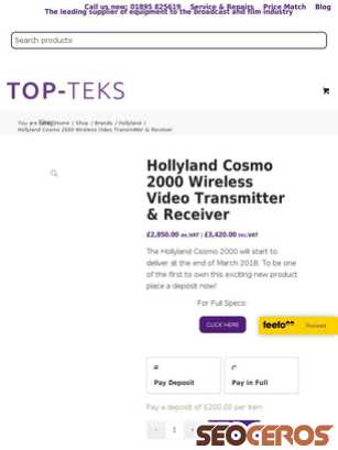 topteks.com/shop/brands/hollyland-cosmo-2000-wireless-video-transmitter-receiver tablet náhled obrázku