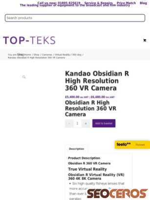 topteks.com/shop/brands/kandao-obsidian-r-high-resolution-360-vr-camera tablet 미리보기