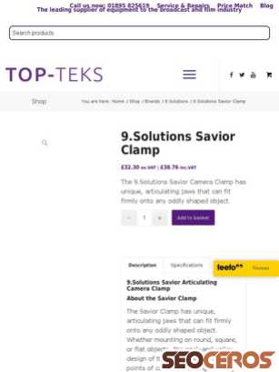 topteks.com/shop/lighting-grip/9-solutions-savior-clamp tablet förhandsvisning