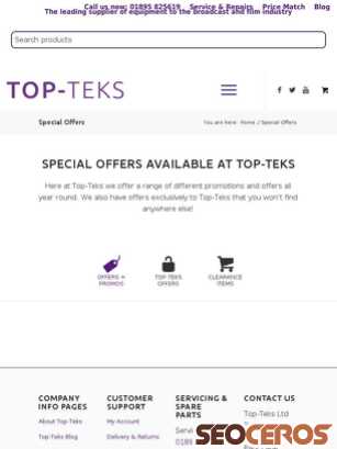 topteks.com/special-offers-2 tablet obraz podglądowy