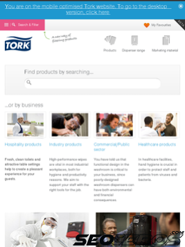 tork.co.uk tablet previzualizare
