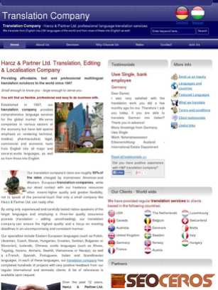 translationcompany.org tablet preview