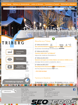 triberg.de tablet előnézeti kép