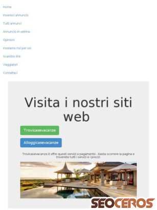 trovicasevacanze.it/tutti-servizi.php tablet előnézeti kép