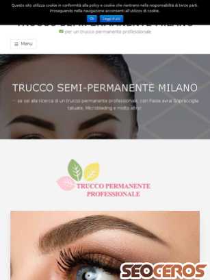 truccosemipermanente-milano.it tablet prikaz slike