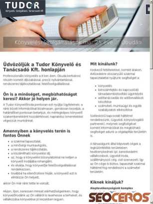 tudorkft.com tablet náhled obrázku