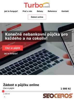 turbocredit.cz tablet förhandsvisning