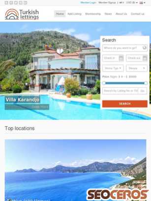 turkishlettings.com tablet preview