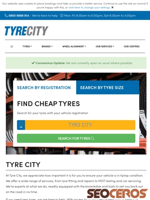 tyrecity.co.uk tablet vista previa