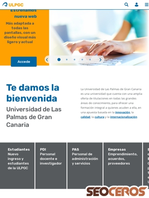 ulpgc.es tablet előnézeti kép
