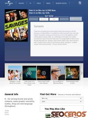 savagesfilm.com tablet előnézeti kép