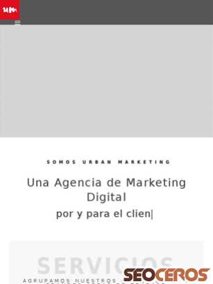 urbanmarketing.es tablet Vista previa