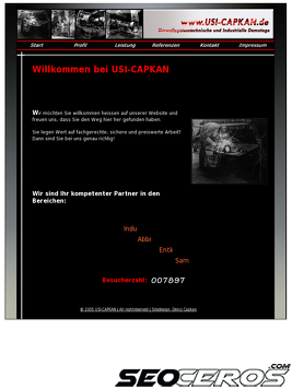 usi-capkan.de tablet előnézeti kép
