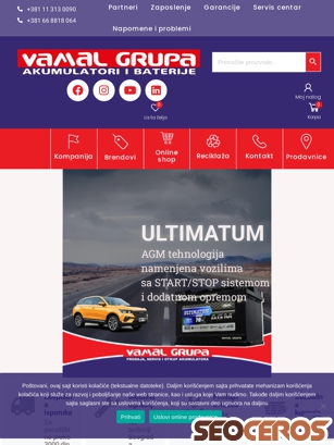 vamalgrupa.com tablet Vorschau