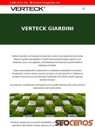 verteckgiardini.com/azienda-giardinaggio-parma tablet anteprima