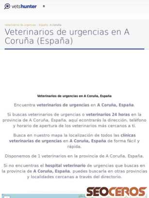 vetshunter.com/es/a-coruna/espana tablet preview