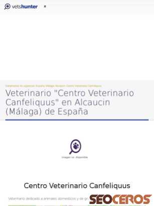 vetshunter.com/es/veterinario-en-alcaucin/centro-veterinario-canfeliquus tablet vista previa