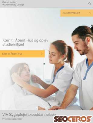 via.dk/uddannelser/sundhed-og-omsorg/sygeplejerske tablet előnézeti kép
