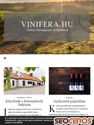 vinifera.hu tablet előnézeti kép