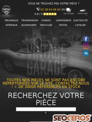 vintage-garage.fr tablet náhled obrázku