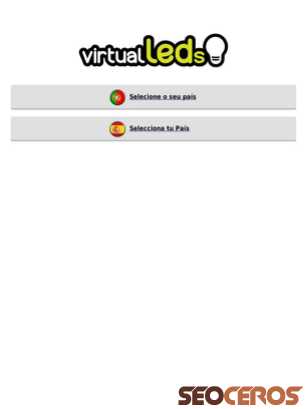 virtualleds.com tablet preview