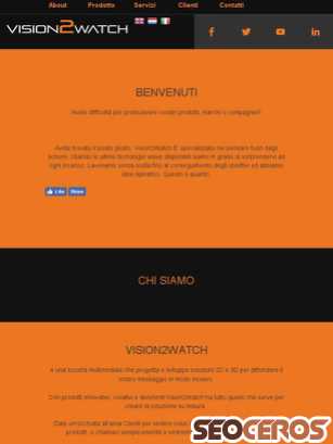 vision2watch.com/it tablet Vorschau