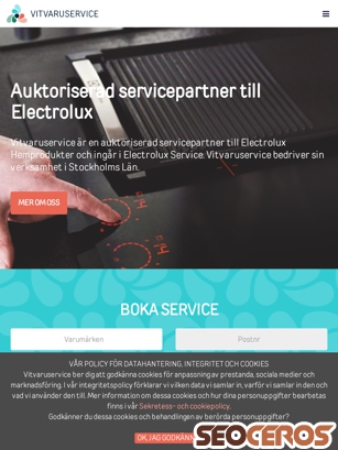 vitvaruservice.se tablet előnézeti kép