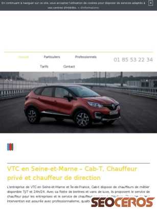 voiturier-cab-t.fr tablet náhled obrázku