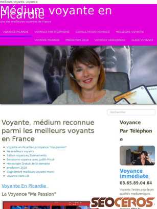 voyance-allojudith.com tablet Vista previa